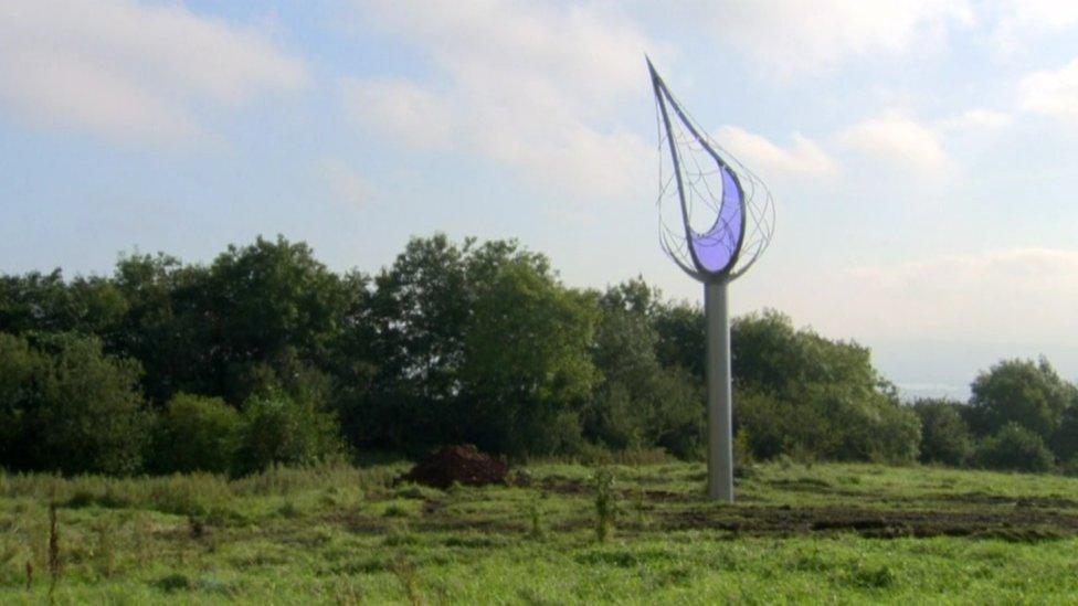 Origin sculpture, Cavehill Country Park, Belfast