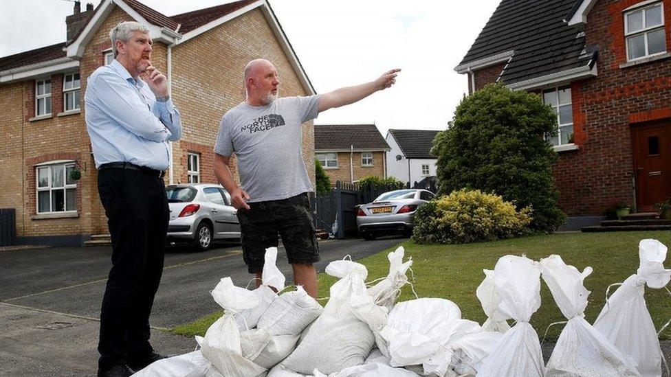 More than 300 homes in the north west reported flood damage to Derry City and Strabane District Council