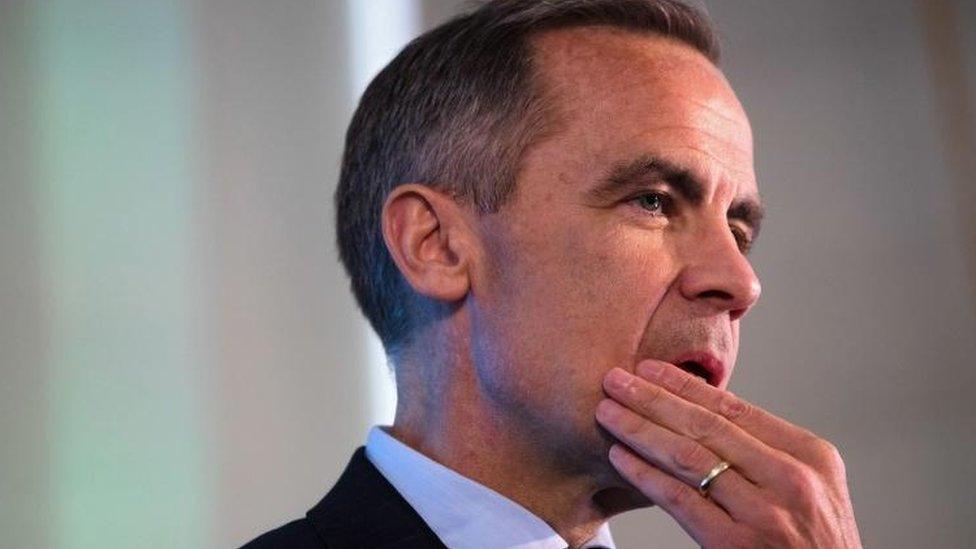 Bank of England governor Mark Carney