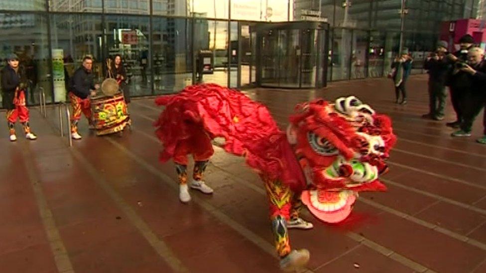 Lion dance