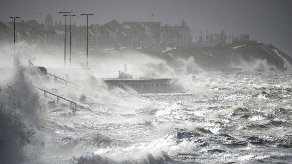 Storm in Blackpool