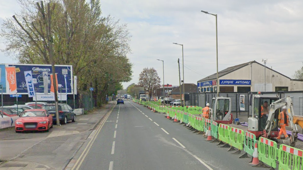 Bristol Road in Gloucester