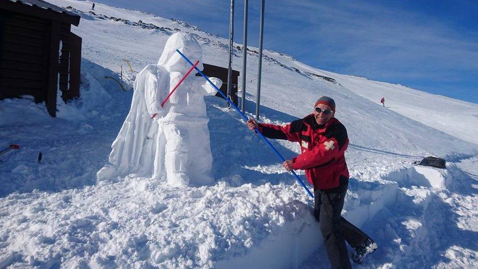 Vader snowman