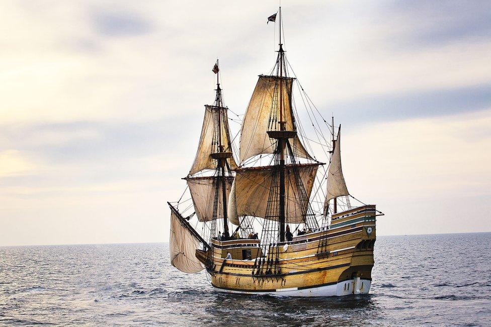 The original Mayflower, which set sail from Plymouth on 16 September, 1620, before finding safe harbour in what the settlers would come to know as New Plymouth on the other side of the Atlantic Ocean