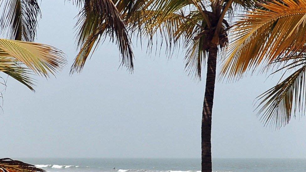 A beach in Senegal's Casamance province