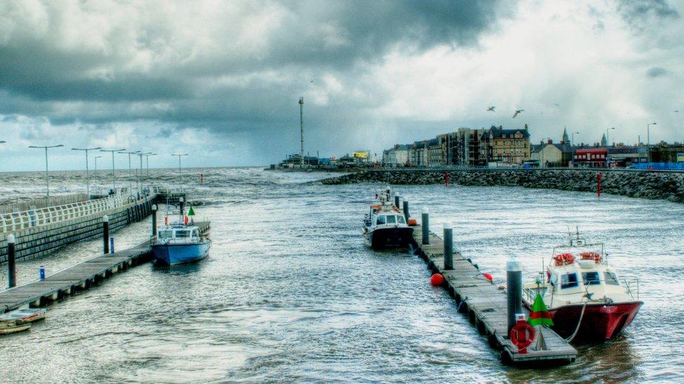 Roger Burman, from Rhyl, took this atmospheric photograph of the seaside town