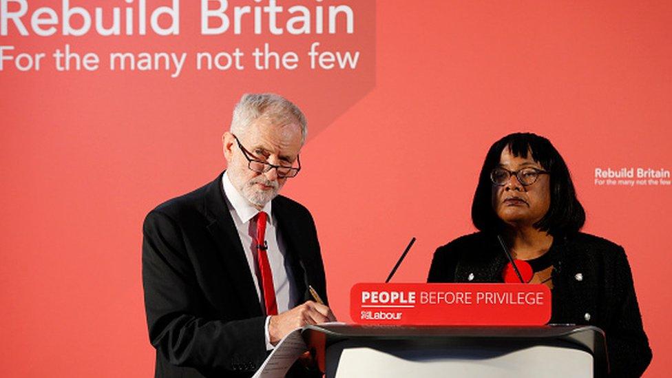 Jeremy Corbyn and Diane Abbott