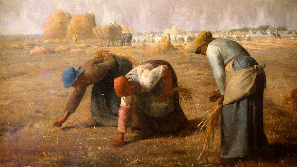 Musée d'Orsay. Jean-Francois Millet, The Gleaners. Oil on canvas, 1857.