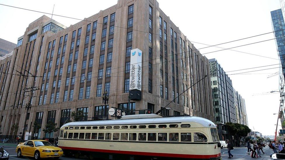 Twitter headquarters in San Francisco