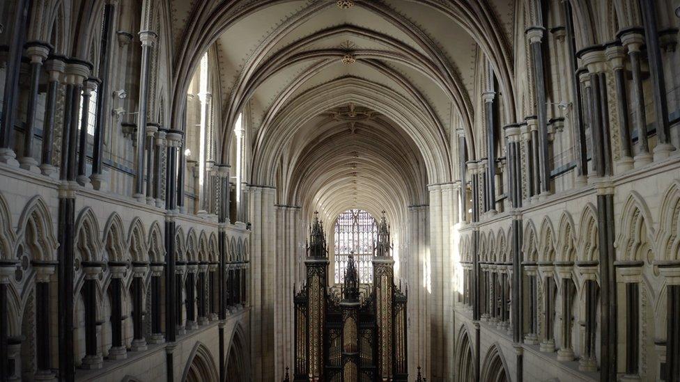 Beverley Minster ceiling