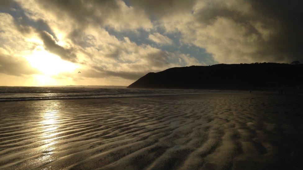 Pendine sands, Carmarthenshire