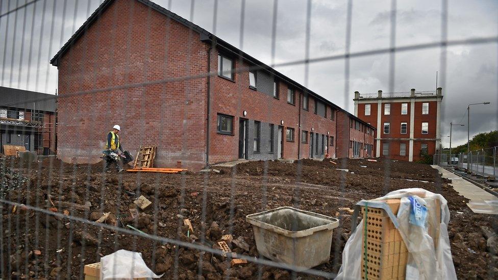 House building in Glasgow