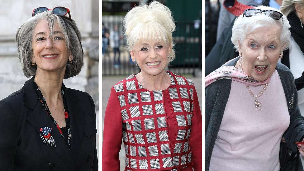 Maureen Lipman, Dame Barbara Windsor and June Whitfield