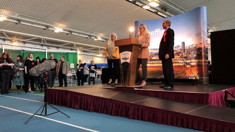 Results are declared at Sheffield council election count