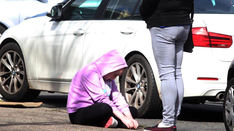 Children at the SSE Arena were said to be "devastated" when the announcement was made at lunchtime