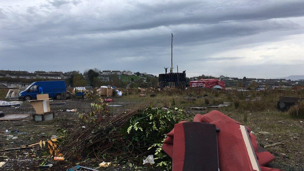 Kilmacormick bonfire