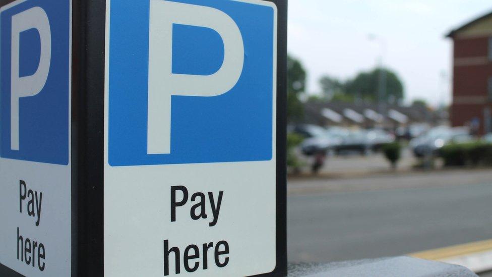 Pay and Display sign