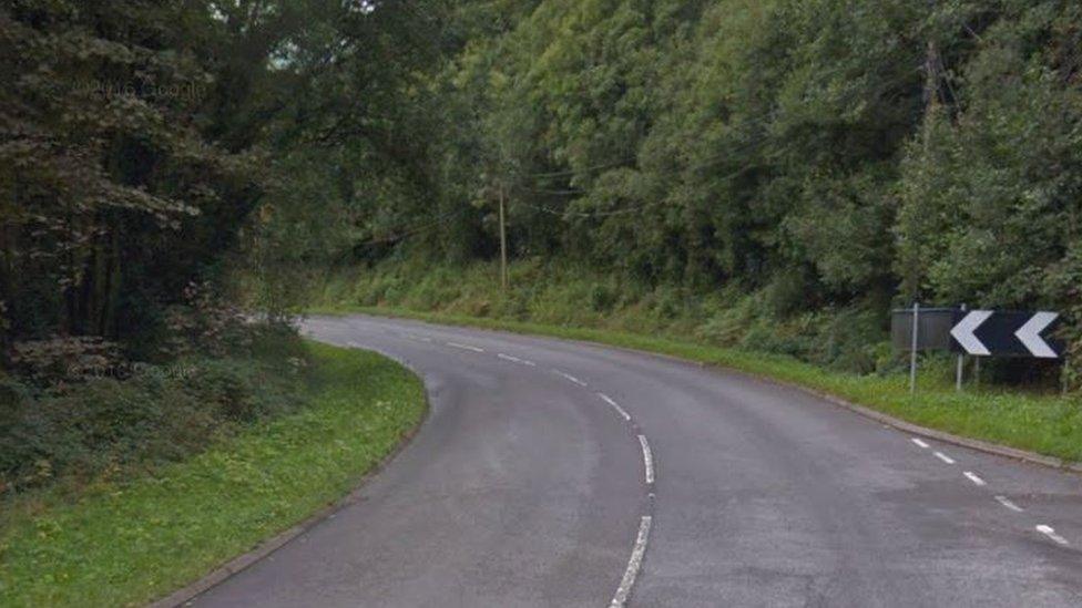 A487 in Pantperthog, near Machynlleth