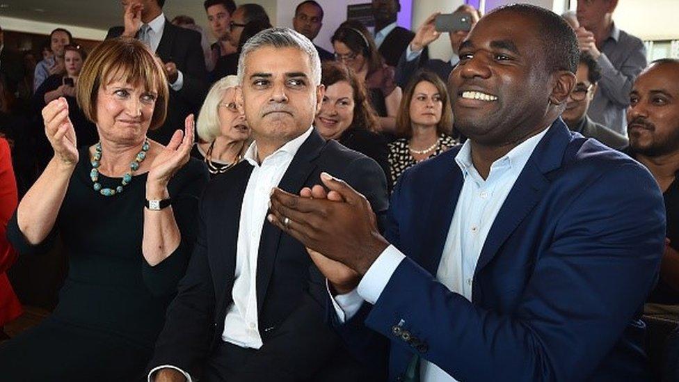 Tessa Jowell, Sadiq Khan, David Lammy