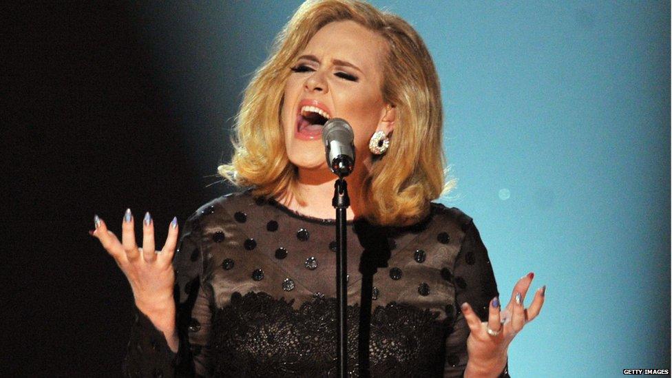 Adele singing