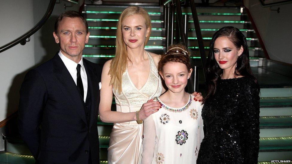 Daniel Craig, Nicole Kidman, Dakota Blue Richards and Eva Green