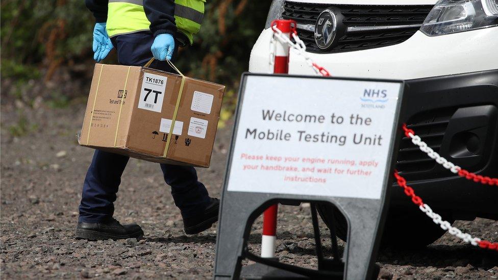 Mobile test centre