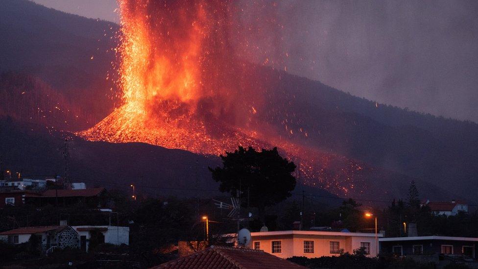 volcano in La Palma