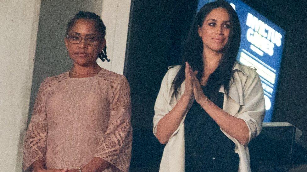 Doria Ragland and Meghan Markle