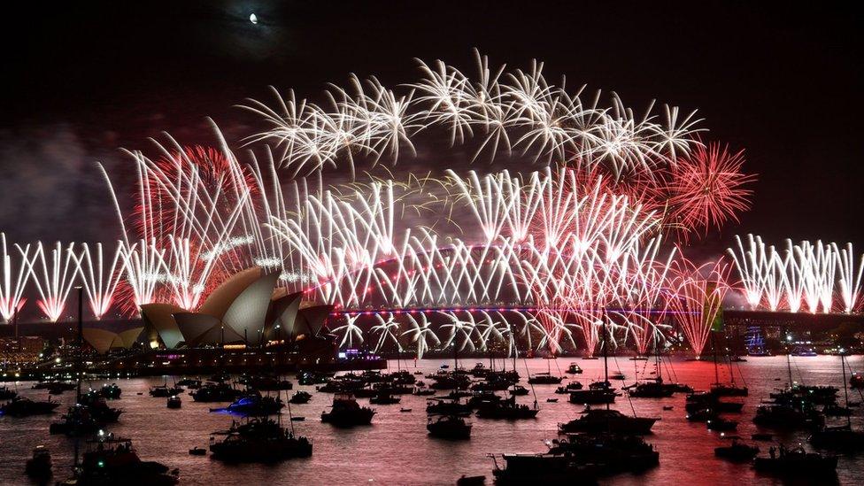 Fireworks in Sydney