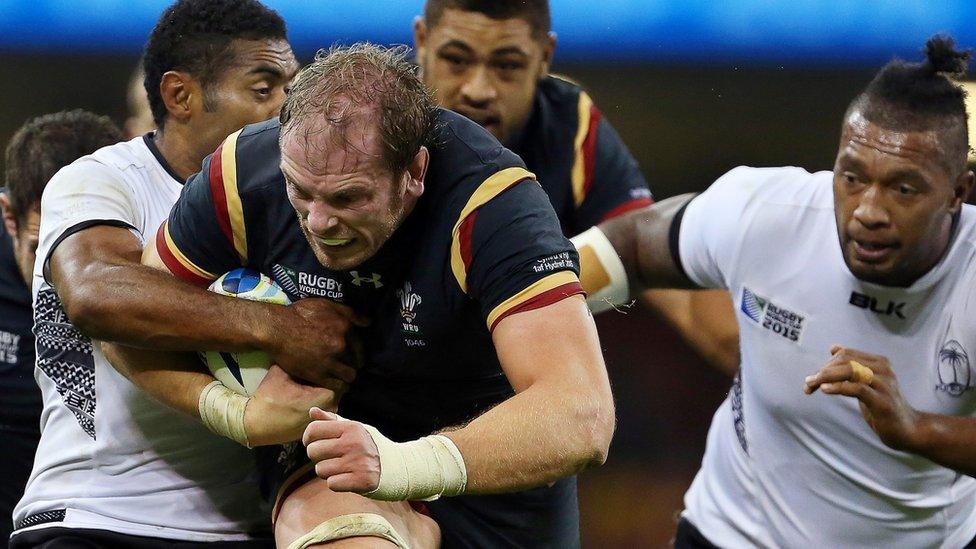 Wales lock Alun Wyn Jones