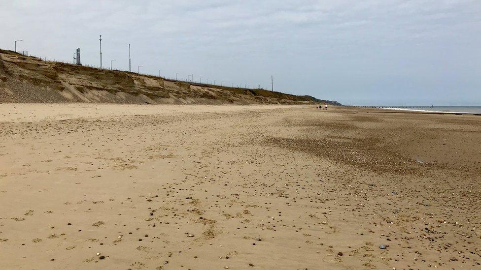 Bacton beach