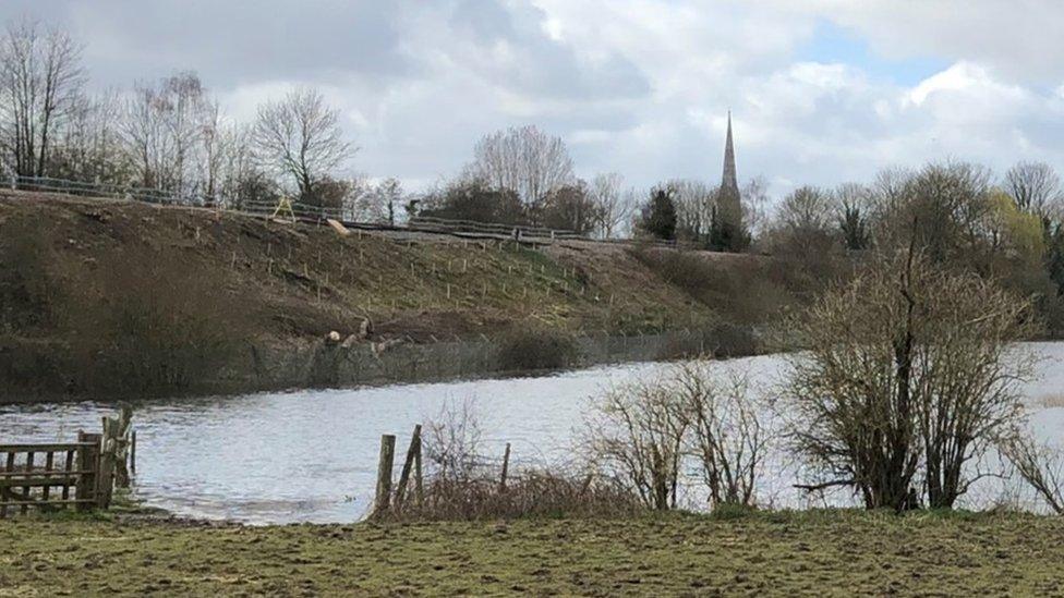 Romsey landslip