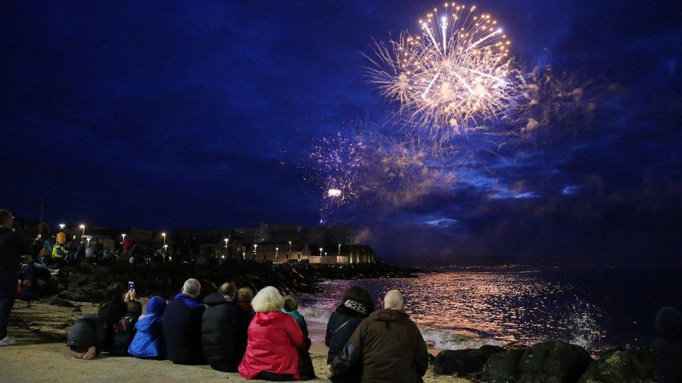 Fireworks at Air Waves Portrush