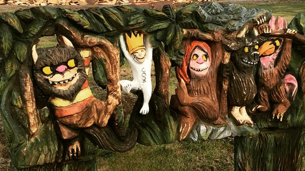 Carving of Where the Wild Things Are