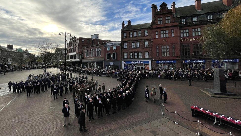 Remembrance service in Carlisle