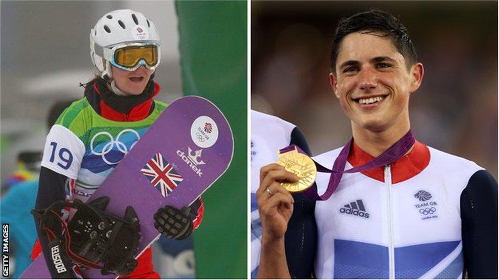 Zoe Gillings-Brier and Peter Kennaugh