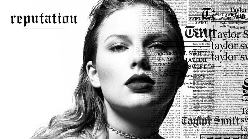 Artwork for Taylor Swift album Reputation