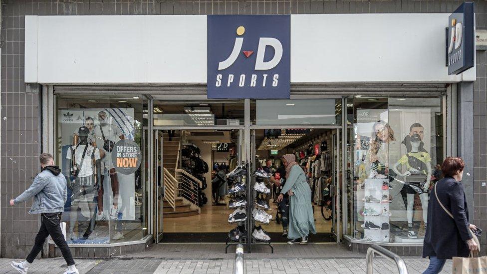 A JD Sports shop