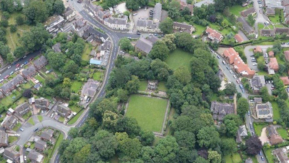 Aerial view of Bailey Hill