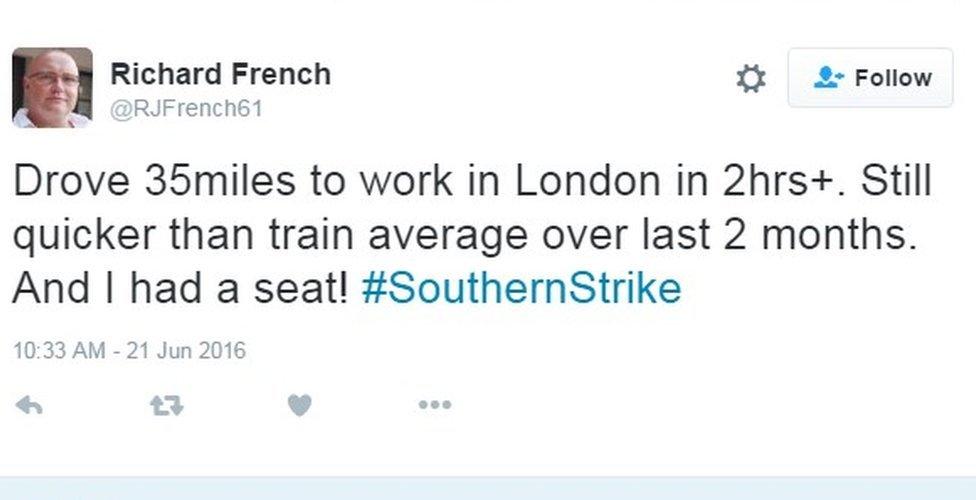 #SouthernStrike tweet