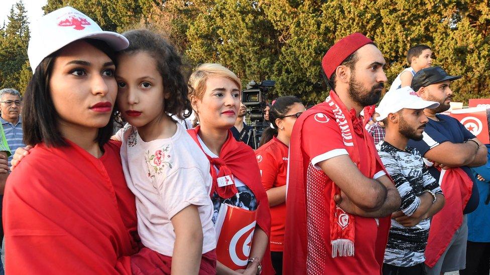 Tunisian fans were left disappointed by the second goal