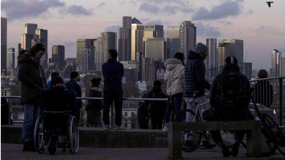 Canary Wharf financial district