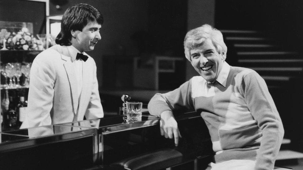 Tom O'Connor on the Tom O'Connor Show in the 1980s