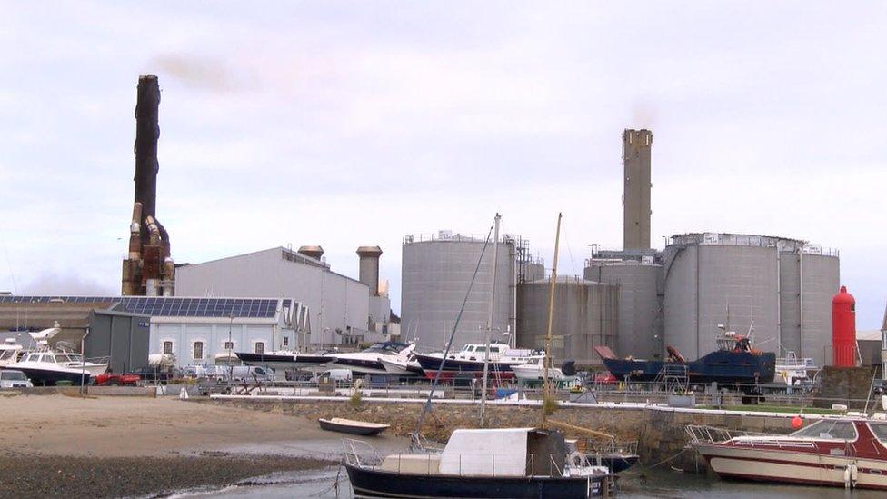 Electricity plant in Guernsey