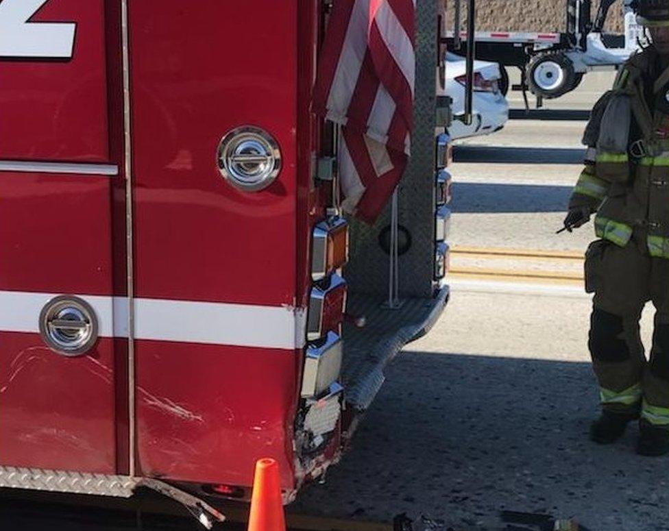 Culver City Firefighters engine