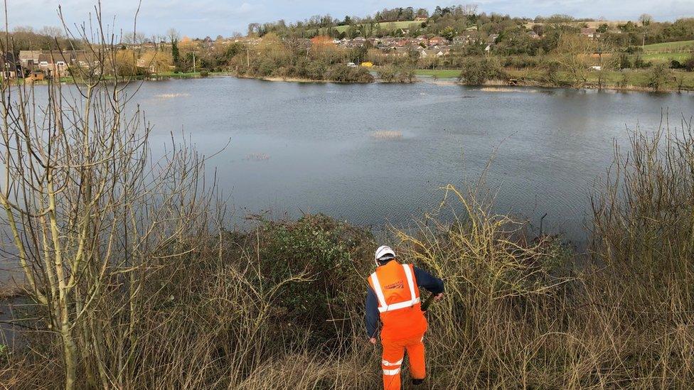 Romsey landslip