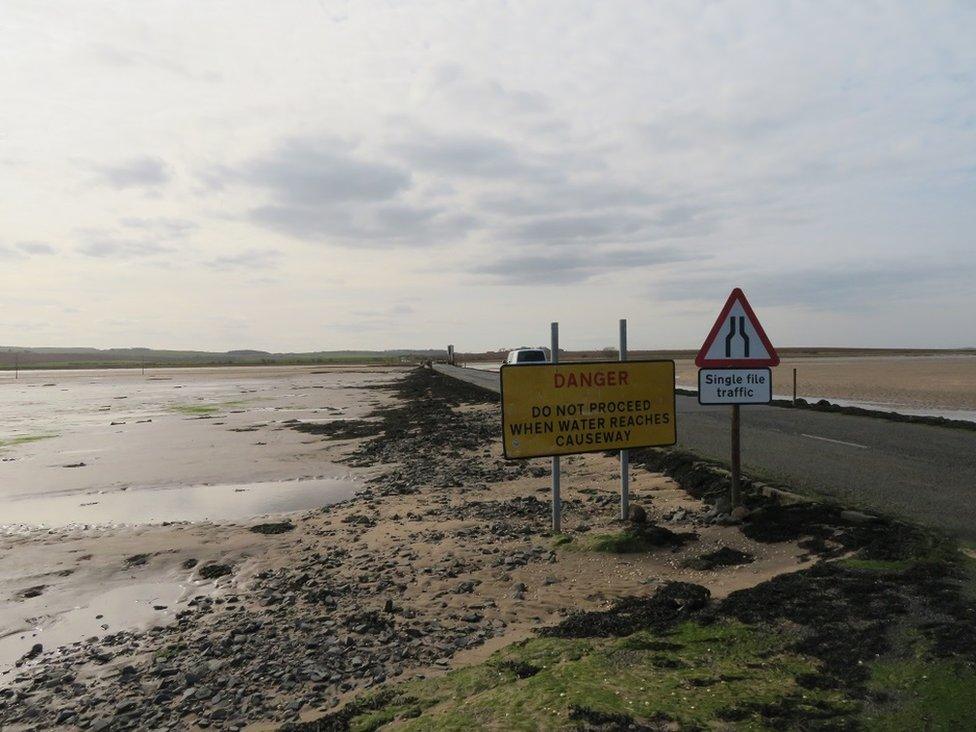 Holy Island causeway