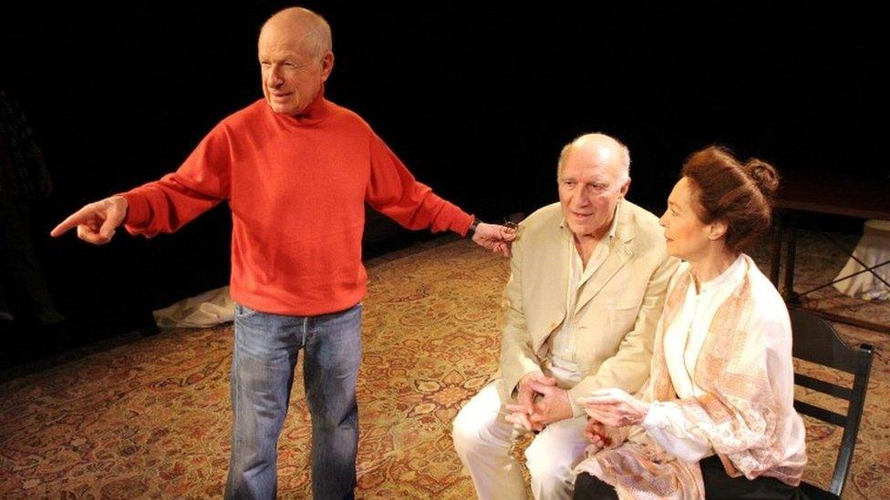 Peter brook directing Michel Piccoli and Natasha Parry