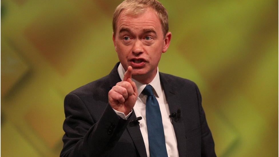 Tim Farron, leader of the Liberal Democrats