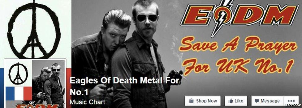 Eagles of Death Metal Facebook picture